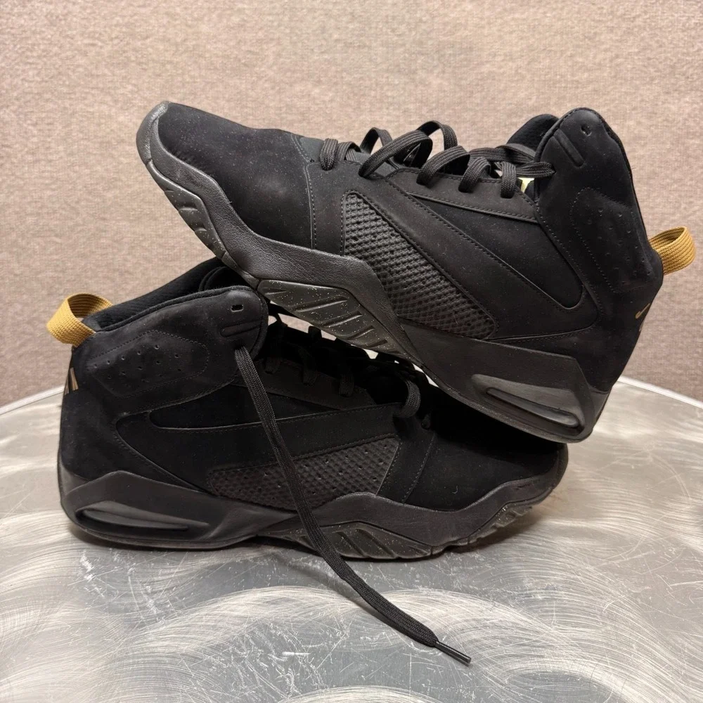 Nike Jordan Lift Off Mens 15 Black Metallic Gold Basketball Shoes AR4430 007